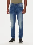 Spodnie męskie - G-Star Raw Jeansy D-Staq D06761-8968 Granatowy Slim Fit - miniaturka - grafika 1