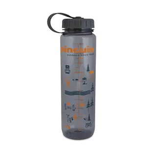 Butelka Pinguin TRITAN SLIM Bottle 1 L grey - Shakery i bidony sportowe - miniaturka - grafika 1