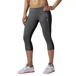 Legginsy - Spodnie 3/4 Reebok CrossFit Chase Capri damskie legginsy getry termoaktywne-L - grafika 1