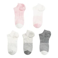 Skarpetki damskie - Komplet 5 par stopek dziewczęcych, rozmiar 27-30 - miniaturka - grafika 1