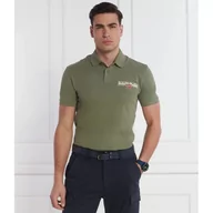 Koszule męskie - Napapijri Polo E-AYLMER | Regular Fit - miniaturka - grafika 1