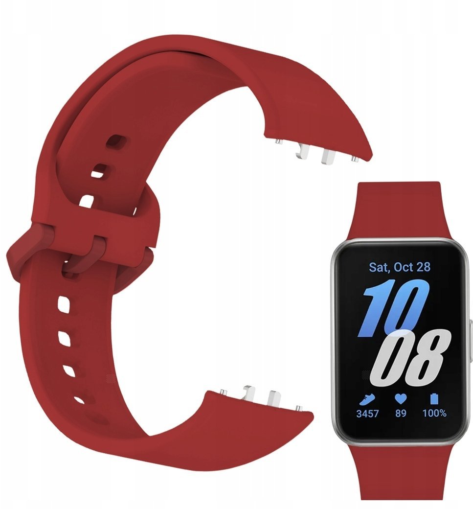 ChronSmarta Pasek ChronSmarta do smartband'a Samsung Galaxy Fit 3 Czerwony