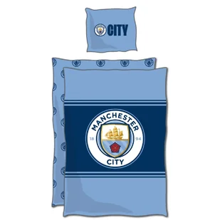 Komplet Pościeli Manchester City POŚCIEL 140 X 200 Licencja ORYGINAŁ - Pościel dla dzieci - miniaturka - grafika 1