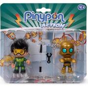 Figurki dla dzieci - PINYPON ACTION 2 FIGURAS. ROBOT+MECÁNICO - miniaturka - grafika 1