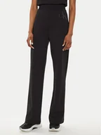 Spodnie sportowe damskie - Calvin Klein Jeans Spodnie dresowe J20J223588 Czarny Regular Fit - miniaturka - grafika 1