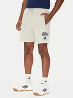 Spodenki męskie - adidas Szorty sportowe Collegiate JM1726 Beżowy Regular Fit - miniaturka - grafika 1