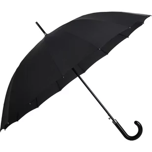 Parasol męski długi VIP Doppler Liverpool, czarny - Parasole - miniaturka - grafika 1