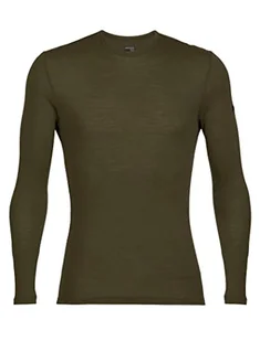 Icebreaker Everyday Bluza Męska z Długim Rękawem - Koszulka Z Długim Rękawem - 100% Wełna Merynosowa - Warstwa Podstawowa, Loden, L - Koszulki męskie - miniaturka - grafika 1