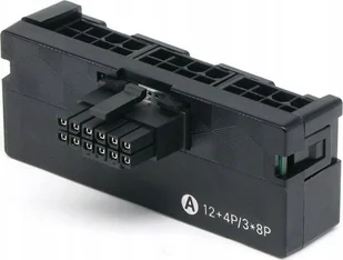 QingSea Adapter Wtyczka kątowy złącze 90 stopni 3*8 PIN 12VHPWR 12+4 PIN 600W TYP A - Adaptery i przejściówki - miniaturka - grafika 1