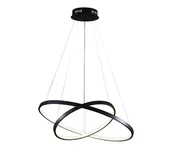 Lampy sufitowe - LED Żyrandol na lince LEA LED/35W/230V 4000K śr. 60 cm czarny - miniaturka - grafika 1