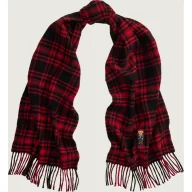 Apaszki i szaliki damskie - POLO RALPH LAUREN Wełniany szal TUX BEAR - miniaturka - grafika 1