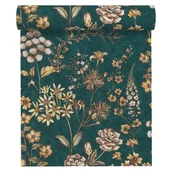 Tapety - Tapeta Kwiaty Metropolitan Stories 391174 zielona winylowa na flizelinie - miniaturka - grafika 1