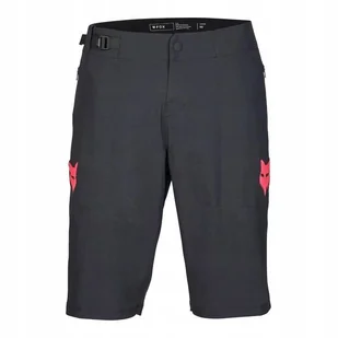 Spodenki rowerowe Fox Ranger Race Black/pink czarny różowy - Spodenki rowerowe - miniaturka - grafika 1