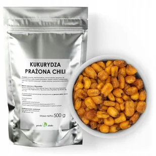 Kukurydza Prażona Chili Kukurydza Chili 500G - Ziarna i nasiona roślin strączkowych - miniaturka - grafika 1