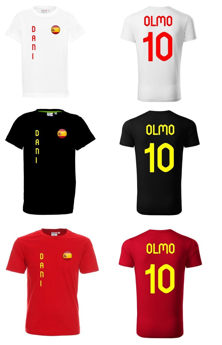 EURO 2024 Koszulka HISZPANIA DANI OLMO 10
