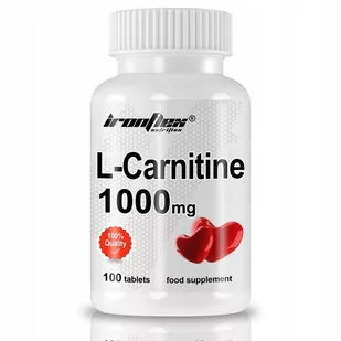 IRONFLEX IronFlex L-Carnitine 1000 100 tabs - Spalacze tłuszczu - miniaturka - grafika 1
