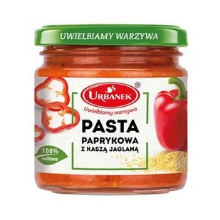 Pasta paprykowa z kaszą jaglaną 180g Urbanek - Pasztet i przetwory mięsne - miniaturka - grafika 1