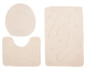 Dywaniki łazienkowe - Elegancki komplet chodników łazienkowych A5-S37 - miniaturka - grafika 1