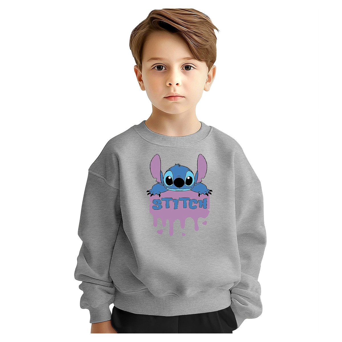 BLUZA DZIECIĘCA MŁODZIEŻOWA STITCH 122-128 WZORY PREZENT