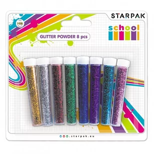 Starpak Brokat sypki 8 kolorów (4 g) - Zabawki kreatywne - miniaturka - grafika 3