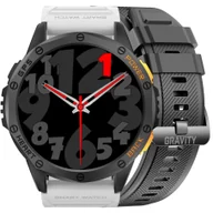 Smartwatch - Gravity GT24-2 Czarny, Biały - miniaturka - grafika 1