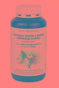 Sanct Bernhard Kapsułki z olejem z nasion czarnuszki siewnej - Sanct Bernhard - 400k 04380 - Leki na alergię - miniaturka - grafika 1