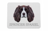 Podkładki pod mysz - Springer spaniel geometryczny Podkładka pod mysz - miniaturka - grafika 1