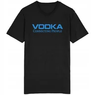Koszulki męskie - Koszulka Vodka Connecting People Parodia Nokia - miniaturka - grafika 1
