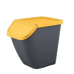 Pojemnik do segregacji pelican 23L plastik - żółty - Pudła i pojemniki do przechowywania - miniaturka - grafika 1