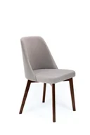 Krzesła - Flavio 1 krzesło tapicerowane tkanina do wyboru nogi ciemny orzech - miniaturka - grafika 1