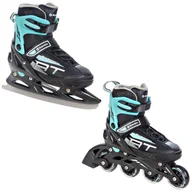 Rolki - Rolki Łyżwy 2w1 Raven Profession Black/Mint 35-39 - miniaturka - grafika 1