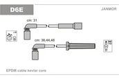 Układ zapłonowy - akcesoria - JANMOR Zestaw przewodów zapłonowych D6E - miniaturka - grafika 1