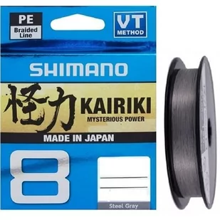 Shimano Plecionka Kairiki 8 150 m 0,06 mm Gray - Żyłki wędkarskie - miniaturka - grafika 1