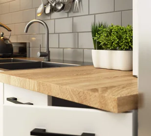 MEBLE KUCHENNE ZESTAW NAROŻNY OLIWIA 3M BETON-BIAŁY - Inne meble do salonu - miniaturka - grafika 5