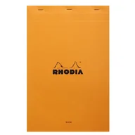 Notesy i bloczki - Blok Rhodia N°19 A4+ 21x31,8 cm, gładki, pomarańczowy - miniaturka - grafika 1