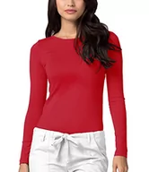 Koszule damskie - Adar Uniforms Damska koszula medyczna 2900REDXXS medyczna wsuwana, czerwona, XX-Small-Us - miniaturka - grafika 1
