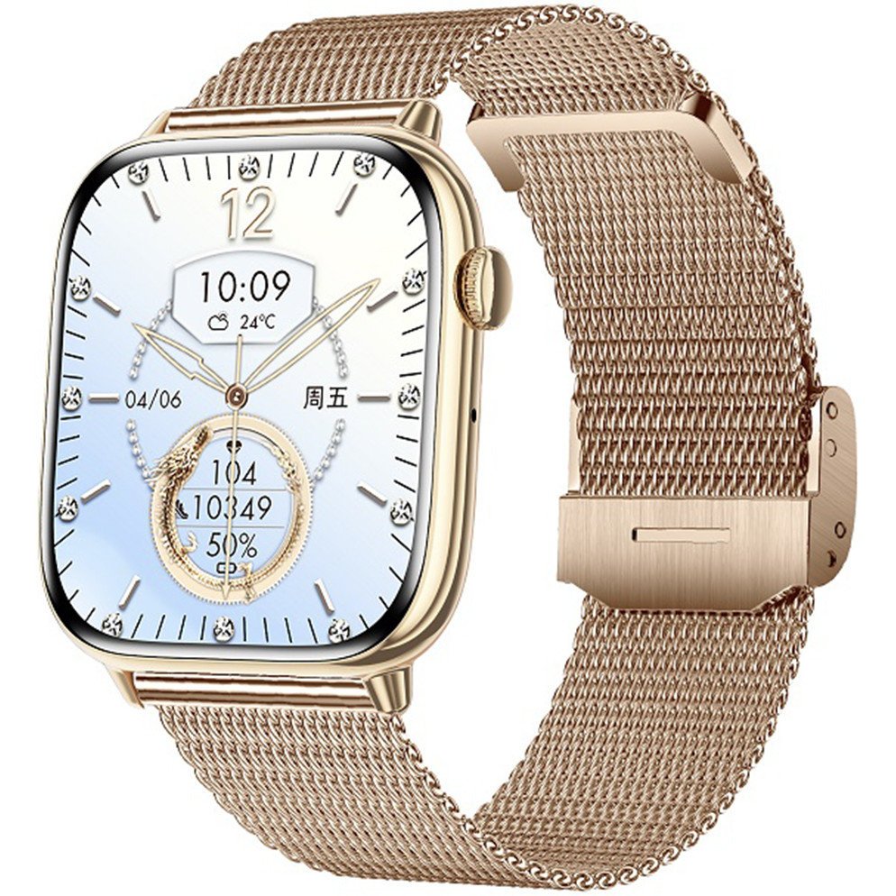 Zegarek Smartwatch Damski Hagen HB34.110.1410 różowe złoto