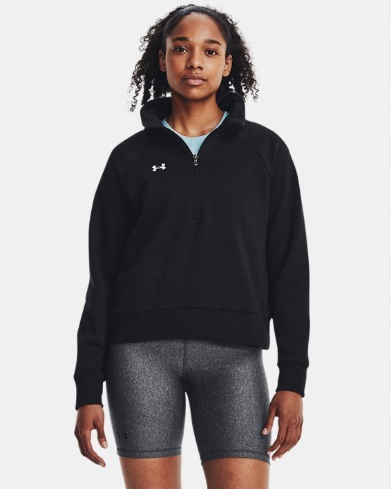 BLUZA DAMSKA POLAROWA UNDER ARMOUR Z ZAMKIEM DO POŁOWY RIVAL FLEECE 3XL