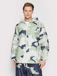 Adidas Kurtka przejściowa Camo HF4877 Zielony Regular Fit - Kurtki męskie - miniaturka - grafika 1