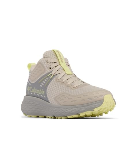 Columbia Damskie buty trekkingowe Konos TRS Outdry Mid, Mid Rise Buty trekkingowe i turystyczne, Cloud Grey, Citron Haze, 6,5, Cloud Grey Citron Haze, 39.5 EU