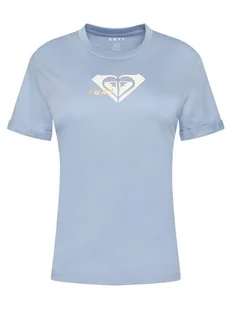 Roxy T-Shirt Oceanregular ERJZT06078 Niebieski Regular Fit - Koszulki i topy damskie - miniaturka - grafika 1