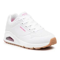 Sneakersy damskie - Sneakersy Skechers Stand On Air 310024L/WHP Biały - miniaturka - grafika 1