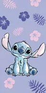 Okrycia kąpielowe dla dzieci - LILO I STITCH Stich Ręcznik kąpielowy plażowy bawełniany 70x140 - miniaturka - grafika 1