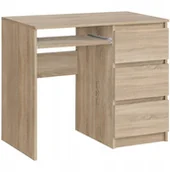 Biurka - Biurko 3 szuflady prawe Sonoma - miniaturka - grafika 1