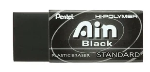 Pentel Gumka AIN czarna ZEAH-06A - Gumki biurowe - miniaturka - grafika 2