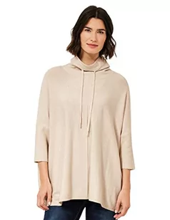Cecil Damski sweter B302032 oversize, alabaster beżowy melanż, XS-S, Alabaster Be? Melan?, XS - Swetry damskie - miniaturka - grafika 1