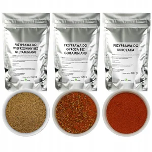 Mix Przypraw Do Mięs Kurczak Gyros Wieprzowina 3 X 100G - Przyprawy i zioła sypkie - miniaturka - grafika 1