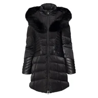 Kurtki damskie - Damska Kurtka ocieplana GUESS NEW OXANA JACKET W4BL61WGLZ0-JBLK – Czarny - miniaturka - grafika 1