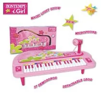 Dante Pianino elektroniczne z mikrofonem 37 klawiszy - Instrumenty muzyczne dla dzieci - miniaturka - grafika 1