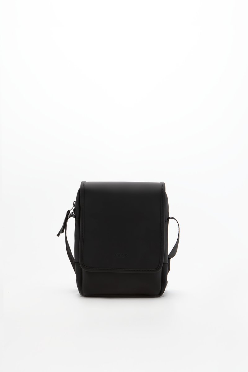 Saszetka casual unisex czarna Rains Trail Reporter Bag Black